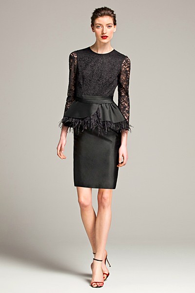 черный цвет в одежде: коллекция Carolina Herrera фото 5