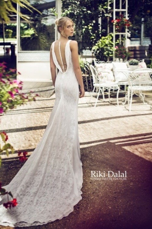 кружевное свадебное платье Riki Dalal фото 1