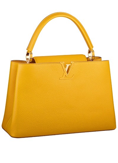 желтая сумка  от Louis Vuitton