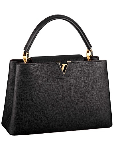черная сумка  от Louis Vuitton с короткими ручками