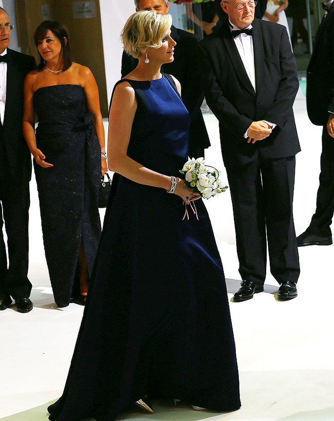 Princess Charlene and Prince Albert at 66th Monaco Red Cross Ball Gala