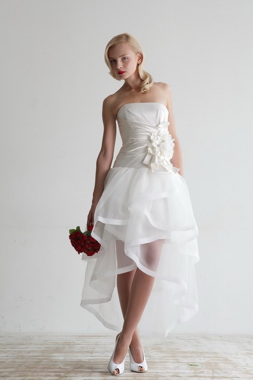 короткое свадебное платье: коллекция 2023 фото 16
